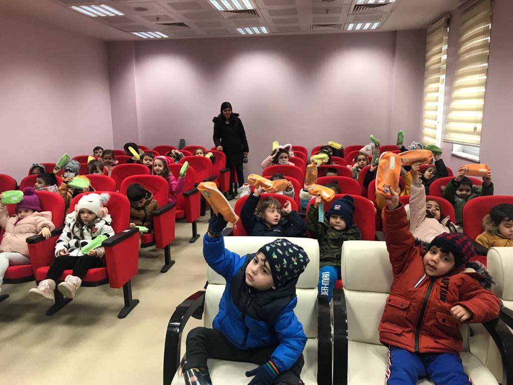 Okul Türk Kreş ve Gündüz bakım evi Öğretmenleri ve 4-5 Yaş aralığı küçük çocuklarımızın Hastanemizi ziyareti